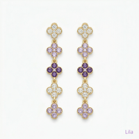 Boucles d'oreilles Georgina Chandelier