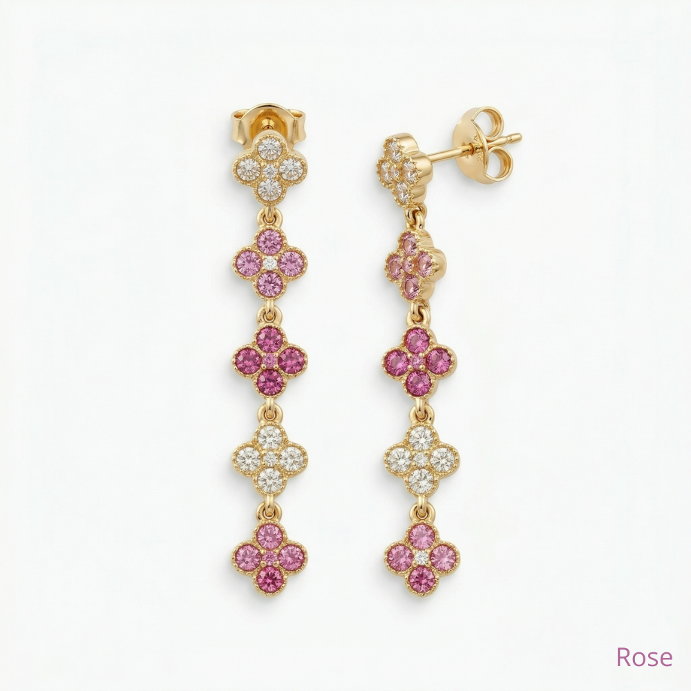 Boucles d'oreilles Georgina Chandelier