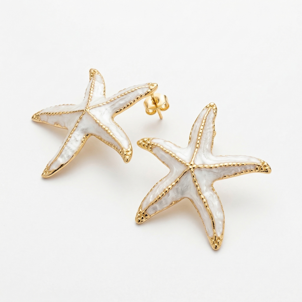 Boucles d'oreilles Starfish
