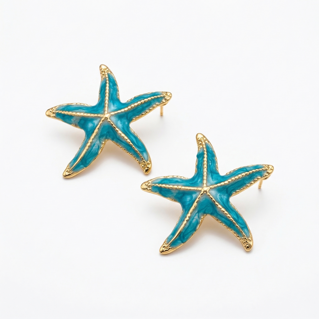 Boucles d'oreilles Starfish