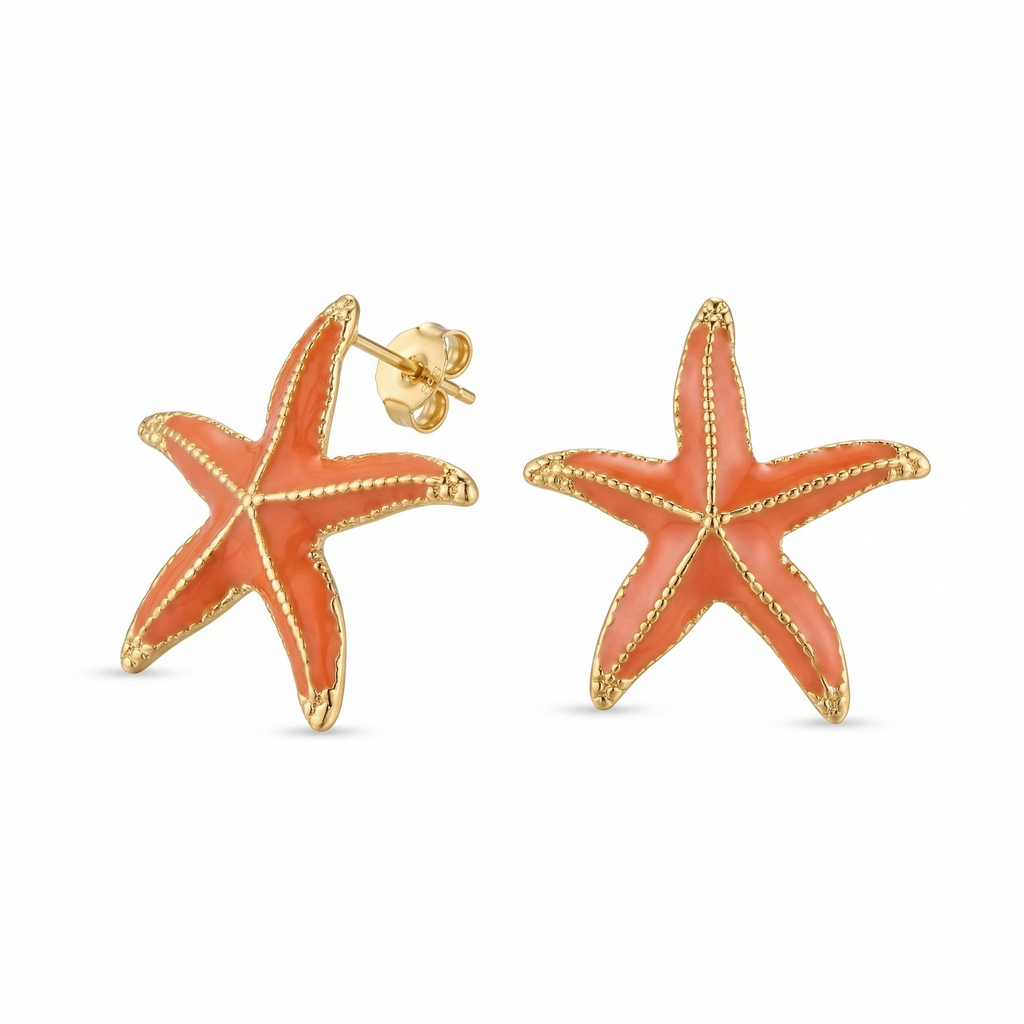 Boucles d'oreilles Starfish