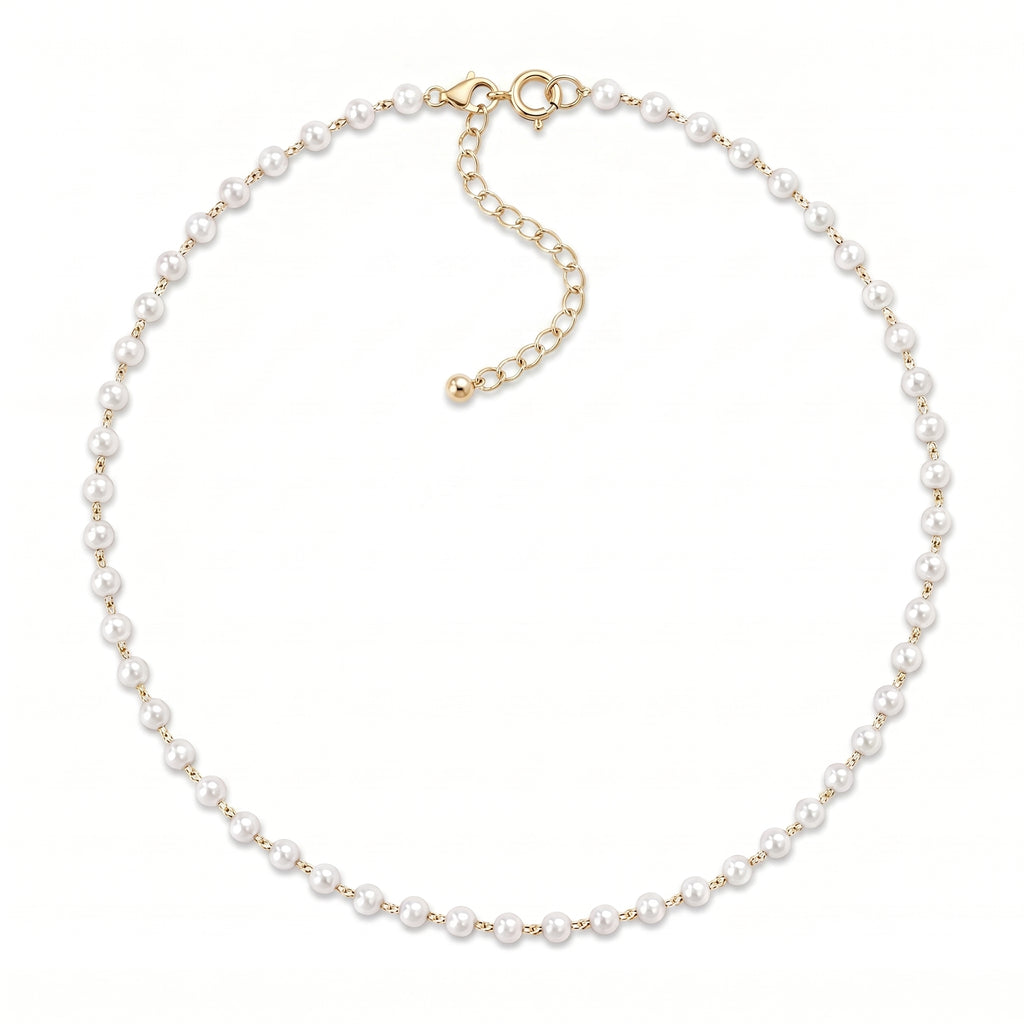 Collier Perlée