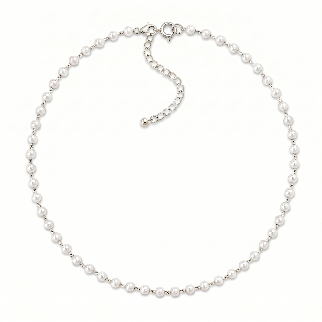 Collier Perlée
