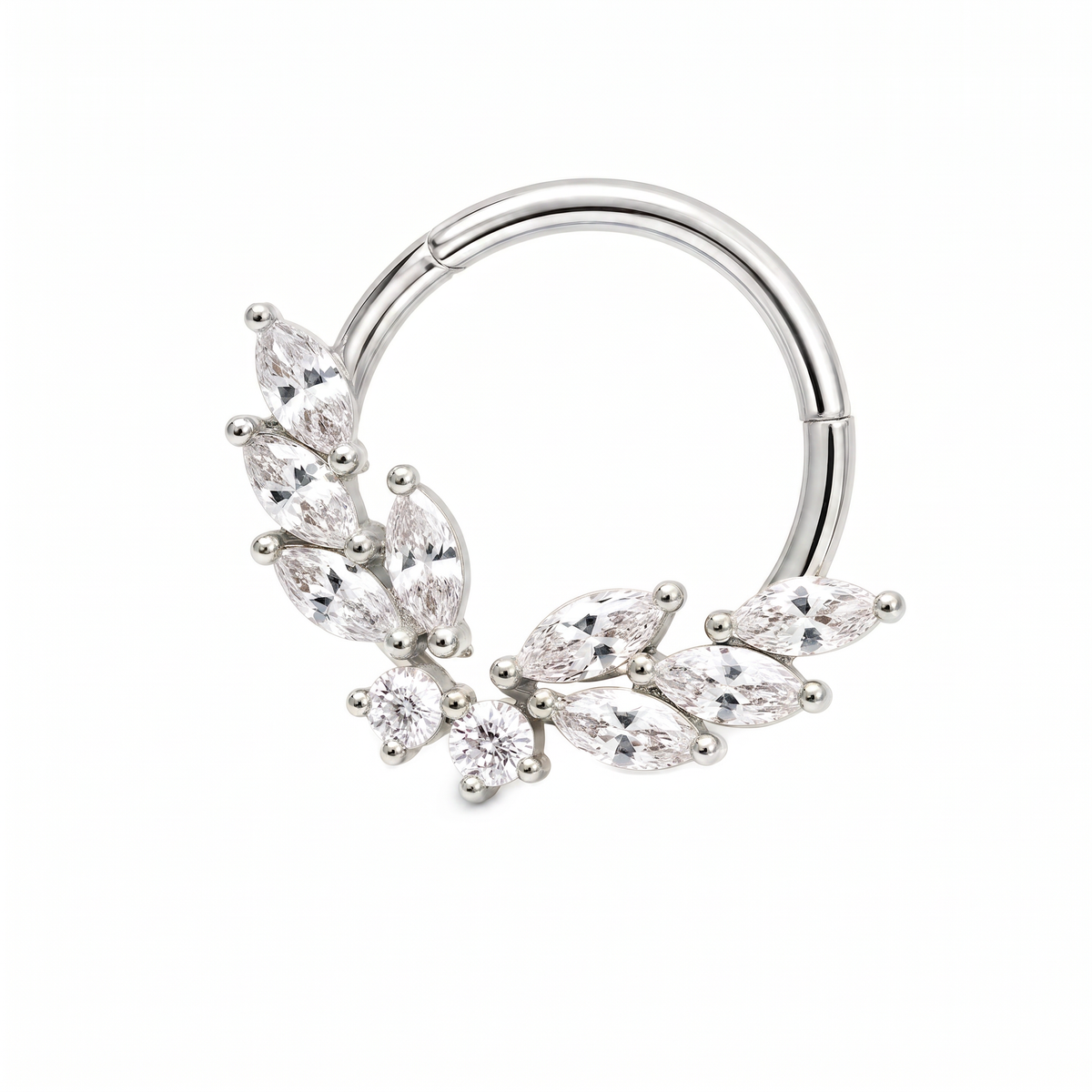 Piercing Princesse hélix & nez