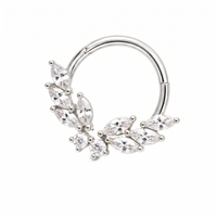 Piercing Princesse hélix & nez